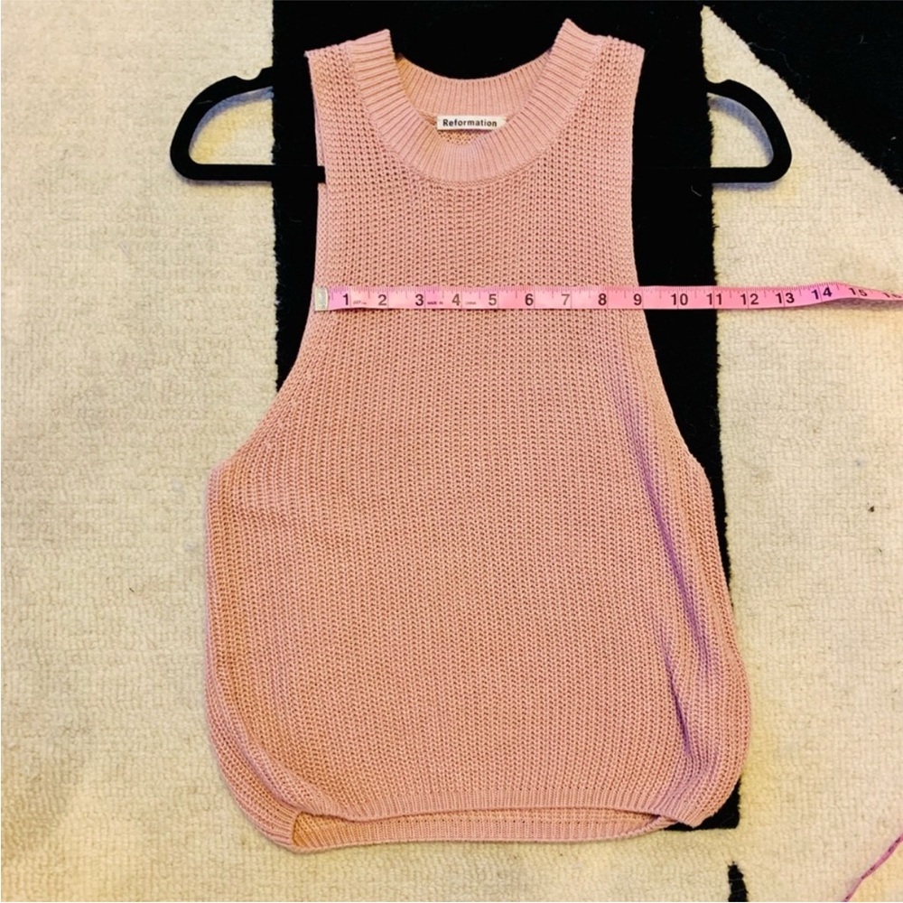 Reformation Sleeveless Montaigne  Knit Top